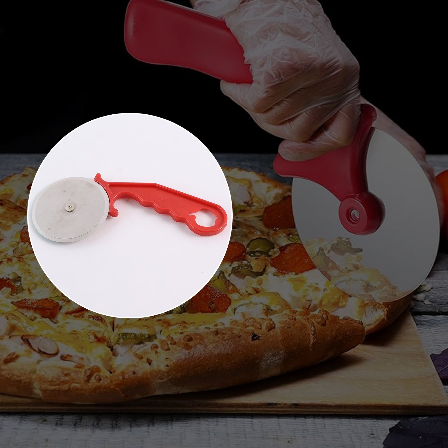 Stainless Steel Pizza Cutter / Pastry Cutter / Sandwiches Cutter Stainless Steel Pizza Cutter / Pastry Cutter / Sandwiches Cutter